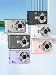 1 件便携式数码相机，FHD 1080P 紧凑型相机，2.4 英寸 LCD 16 倍数码变焦（适合青少年），5000 万像素，电子稳定，自拍延迟，长电池寿命（无卡） - 相機 - 查看 3