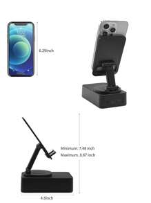 360° Adjustable Folding Phone/Tablet Stand + Power Bank + Atmosphere Light Multi-Function Wireless Bluetooth Speaker - A Must-Have Gadget For Slouchy People - Multicolor - View 4