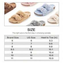 House Shoes For Women,Slippers For Women,Fuzzy Slippers Comfortable Sole, Adjustable Shoulder Strap Slippers For Women Indoor And Outdoor