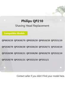 PHILIPS Repuesto de cabezal de afeitado  QP210 - Multicolor - Ver 10