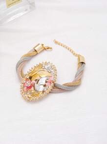 Elegante vlinderornament kubieke zirkonia kettingset, mode bruids bruiloft feest sieraden accessoires, populair in Afrika en Dubai