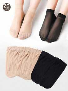 1/10/20 Paar einfarbige, bequeme kurze Socken für den Alltag, Damen- und Herren-Accessoires, Knöchelsocken, Bootssocken, günstige Kleidung, Y2K, süß, sportlich, lustig, Schuhe, Geschenk, Damen-Quastensocken - Verschiedenfarbig - Übersicht 12