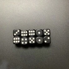 Easytoday 100pcs/Set 16mm/0.63inch 10 Colors Acrylic Dot Dice, Perfect For Board Games, Parties, Entertainment, Bars - Multicolor - View 21