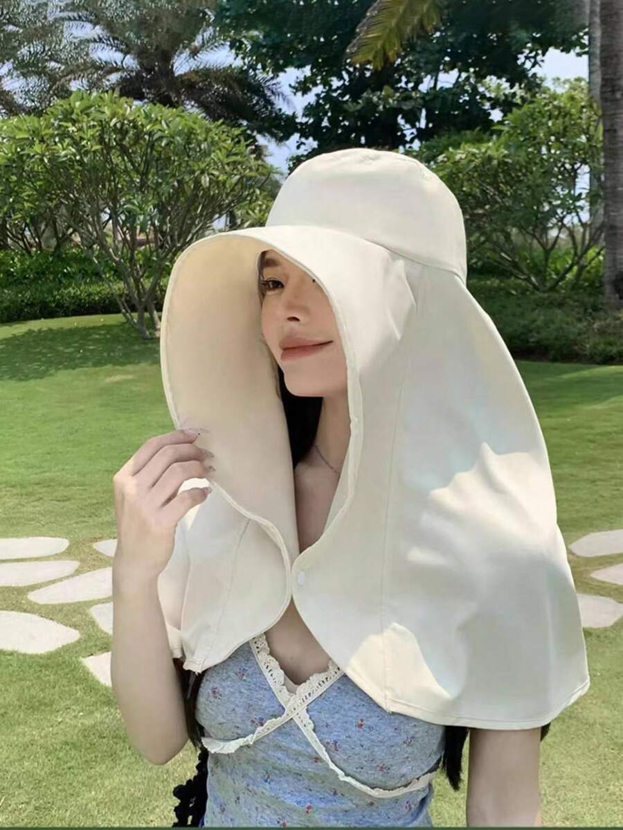 1pc Multifunctional Neck Covering, Sun Shading Hat For Outdoor/Cycling, Protects Face & Neck, UV Protection, Summer