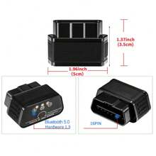 ELM327 OBD2 Bluetooth Car Diagnostic Scanner Vgate ICar2 V1.5, Car Engine Diagnostic Tool For Android/IOS, Code Reader For Auto Repair