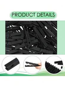 30/10pcs Black Birch Decorative Nail, 2.87 Inch Photo Picture Hanging Clip, Clothes Pin For Home Decoration,Beachwear,Spring,Minimalist,Summer Tops