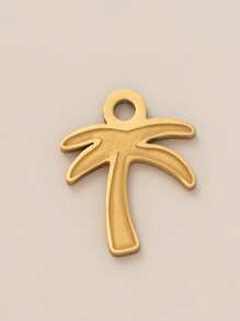 1Pc Personalized Stainless Steel Pendant, DIY Jewelry Accessories, Drip Oil Coating Pattern, Suitable For Bracelets, Necklaces, Earrings