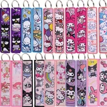 Sanrio 1st Hello Kitty & Animal Theme Sleutelhanger Set: Meerdere ontwerpen, levendige kleuren, duurzaam materiaal, geschikt voor verzameling en dagelijks gebruik, voegt persoonlijke charme toe! Perfecte cadeaukeuze, straalt zoete aura uit!