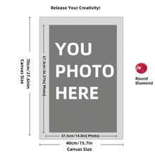 Custom Diamond Painting Kit For Adults – Personalized Non-Woven Diamond Art – Create Your Own Diamond Dotz Craft From Photo – Unique Anniversary, Birthday, Women Gift – Home Decor DIY Project,Multi-Functional,Adjustable, ,Ornamental,Reusable,Exquisite,Adorable,High-Quality,Modern,Colorful,Cute,Comfortable,Stylish,Custom,Personalized,Unique,Ideal Gifts For Him,Ideal Gifts For Her,Boyfriend,Girlfriend,Dad,Mom,Family,Friends,Son,Daughter,School Students,Office,Tea Room,School,Home,Home Refresh