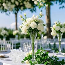 Wedding Bouquet Artificial Bridal Flower Bouquets Wedding Photo Booth Props Wedding Decorations - White - View 6