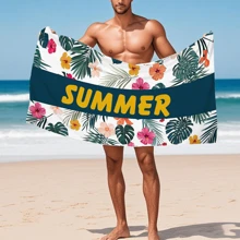Beach Towel, Terry Cloth Bath Towel, Absorbing Swim & Bath Robe, Sports & Summer Towel