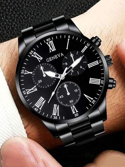 Able Stainless Steel Quartz Date Horloge view 4