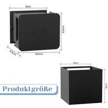 Lámpara de pared LED para uso en exteriores - Lámpara de pared negra hacia arriba/abajo para interiores y exteriores, bombilla G9 reemplazable, clasificada IP65, luz de pared blanca cálida de 3000K para escaleras y exteriores