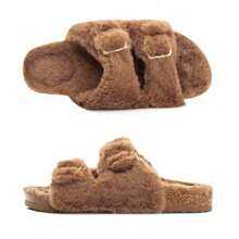 House Shoes For Women,Slippers For Women,Fuzzy Slippers Comfortable Sole, Adjustable Shoulder Strap Slippers For Women Indoor And Outdoor