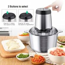 2L Electric Meat Grinder Food Processor Fruits Blender Veg Chopper Sausage Maker - Xem 8