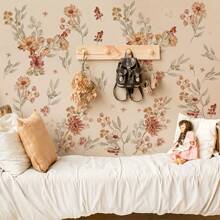 Bohemian Style Flower Wall Decals, Hotel Home Office Bedroom Living Room Study Room Removable Self-Adhesive Wall Stickers, PVC Gifts Birthday Graduation Room Decor Home Decor Wall Decor Bathroom Decor Bedroom Decor Room Decoration Stuff Living Room Decor House Decor Home Decor Living Room Wall Art Wall Paper Personalised Stickers