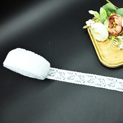 Cinta de 20 metros | Rollo de 500 metros de Encaje Elengante Para Decoraciones - 3 cm de Ancho - Modelo: VEN001 - Disponible en Diversos Colores - Ideal para Detalles Finos