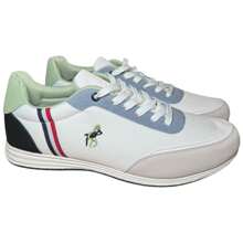 EverlyX Trampki sznurowane z przewiewnego materiału - Trampki męskie - Lekka i elastyczna konstrukcja z ergonomicznym dopasowaniem i antypoślizgową podeszwą - Optymalny komfort i amortyzacja do codziennego użytku - Swobodny styl z detalami w neutralnych odcieniach i haftem po bokach - ✅ Dostawa w ciągu 3-5 dni