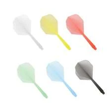 24X Moulded Darts Flights And Shafts 2BA, In-One Piece Integrated Accessory 7.5*3.6cm, Mulitcolours - Red - View 7