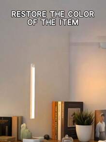 Striscia luminosa a LED con rilevamento di movimento a risparmio energetico, luce per armadi e credenze, luce notturna senza fili a LED, retroilluminazione per scale, ricaricabile, adatta per bagni, camere da letto, stanze, cucine, armadi, scale, corridoi e credenze