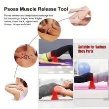 Deep Tissue U-Shaped Massage Tool | Full Body Muscle Relaxation For Neck, Back, Hips - Non-Electric Self-Massage Device - Multicolor - View 5