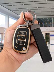 [2 件/套] 现代汽车钥匙保护套，多种款式适合各种场景，防刮擦、防震 - 多色-均碼 - 查看 7