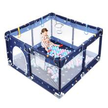 Froadp Recinto per bambini con fascia da braccio, struttura per gioco con rete traspirante e fondo antiscivolo per uso interno ed esterno