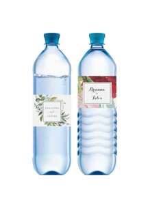 30 stuks aangepaste waterflesetiketten, stickers, zelfklevende snoepverpakkingen, bruidsdouchedecoratie, gepersonaliseerde tekst, Kerstmis