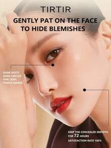 TIRTIR 红色气垫粉底液 气垫轻盈遮瑕膏 持久轻盈半哑光 18g 23 自然白 - 紅色氣墊23號色自然白 - 查看 4