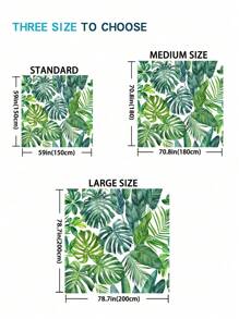 1pc New Tropical Style Beach Blanket Rectangle Lightweight Outdoor Multi-Purpose Waterproof Sandproof Tropical Oasis Picnic Rug Beach Essentials