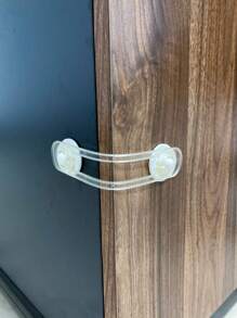 4/10 pièces Sangle souple et transparente Verrou de  enfant multifonction