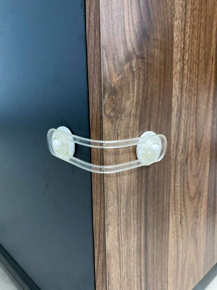 4/10 pièces Sangle souple et transparente Verrou de  enfant multifonction