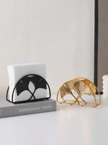 1pc Hollow Floral/Butterfly Design Tissue Box Paper Towel Holder, Metal Countertop Napkin Rack For Kitchen, Table, Desktop, Home, Kitchen, Dining, Picnic Party, Decoration - Multicolor - View 12