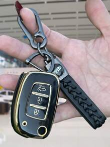 [2 件/套] 现代汽车钥匙保护套，多种款式适合各种场景，防刮擦、防震 - 多色-均碼 - 查看 14