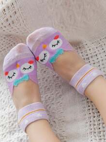 10 Pairs Kid's Cute Cartoon Short Socks, Lightweight, Breathable, Casual For Toddlers, Suitable For Summer - Multicolor - View 5