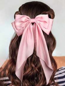 1/4个装女士蝴蝶结发夹，黑色蝴蝶结、白色蝴蝶结、粉色蝴蝶结、蓝色蝴蝶结，丝带蝴蝶结发夹、缎面蝴蝶结发夹、蝴蝶结派对发饰、发爪、发夹、学习用品、情人节配饰、头部配饰、发卡 - 彩色 - 查看 8