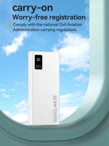 1 Pin dự phòng di động 10000/20000mAh, Sạc nhanh PD22.5W, Có màn hình hiển thị nguồn LED, Pin dự phòng mini thời trang di động - Nhiều màu - Xem 7