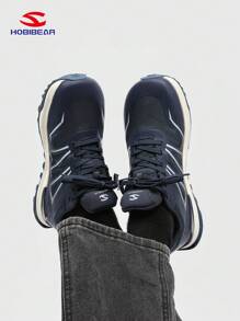 HOBIBEAR Scarpe sportive casual da uomo, sneaker da esterno con ampia tomaia, scarpe da trekking basse, scarpe sportive casual alla moda adatte per fitness e viaggi in inverno