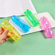 1/4/6Pcs Water Snake Jelly Wigglers Wiggle Sensory Toys,Magic Wigglers Water Snake Fidget Toy,Water Wiggler Toy, Water Snakes Trick Stress Toy, Slippery Tricky Wiggler Tube,Stretchy Fidget Ball For Anxiety Stress Relief For Adults,Birthday Party Favour,Fidget Toy - Multicolor - View 1