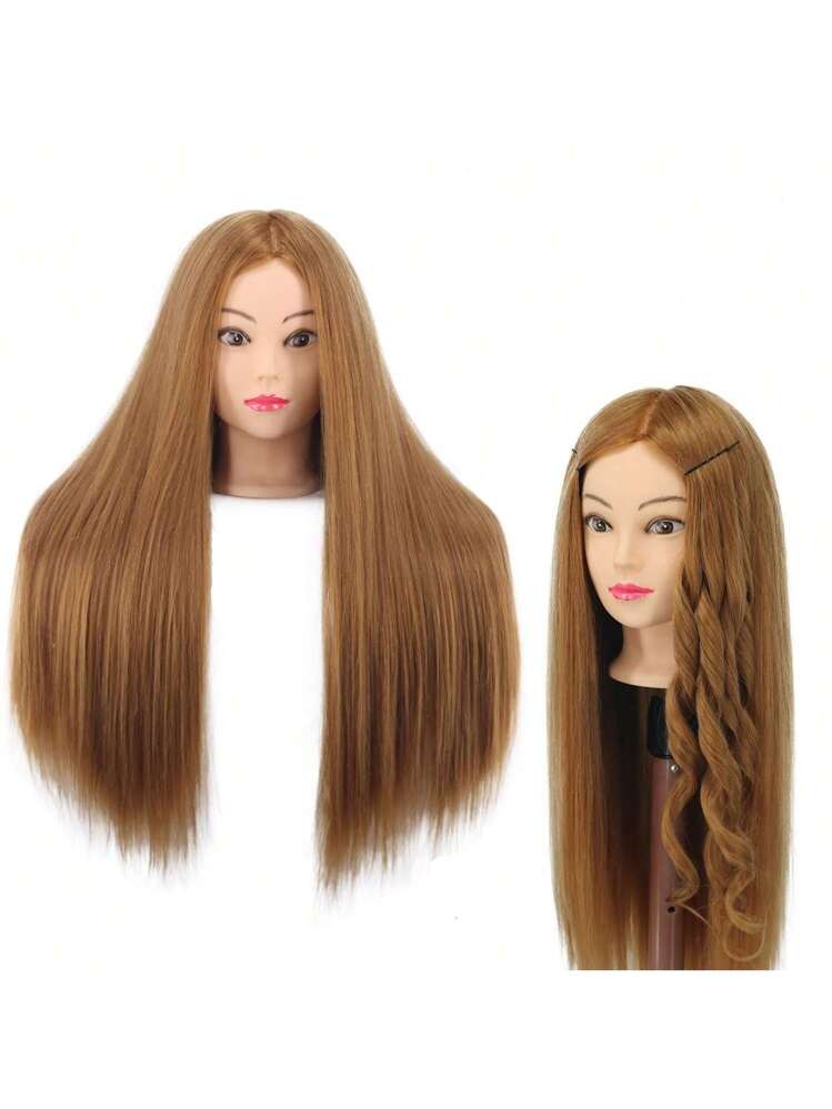 26インチ ストレートヘアー コスメトロジー 研修用マネキンヘッド