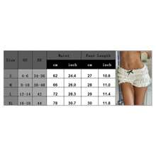Women Ruched Mini Shorts Low Waist Ruffle Frill Bloomers Lounge Pants Pajamas Shorts Smocked Micro Shorts Sleepwear - 紅色 - 查看 6