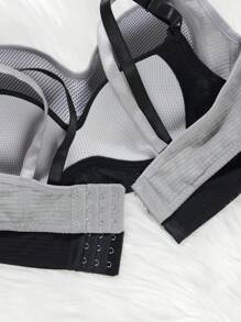 4pcs/Set Teen Girls Simple Solid Color Bralette - Multicolor - View 6