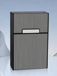 1 pieza Caja de cigarrillos de acero inoxidable grabada a medida, Caja de cigarrillos de acero inoxidable personalizada, Regalos personalizados para hombres, Regalos para esposo, Regalos para novio, Regalos para papá, Regalos para hombres, Regalos del Día del Padre, Regalos para abuelo, Regalos de cumpleaños personalizados con nombre para él, Día de San Valentín, Decoración del Día de San Valentín, Regalos únicos para novio, Regalos para padrinos de boda - Estilo A - Ver 3