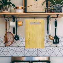 Custom Engraved Bamboo Cutting Board, Fun Custom Cutting Boards For Family Members, Personalized Cutting Boards Gifts, Cutting Boards For Wedding, Anniversary, Birthday, Housewarming, Engagement, Party, New Home Gift Couple, Fathers Day, Mother's Day, Christmas - Multicolor - View 5