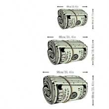Washable And Anti-Slip Carpet With Creative Dollar Bill Pattern, Suitable For Bedroom, Dressing Room And Entrance, Soft Home Decor, Soft Absorbent Mat For Entry Decoration, Home Decor, Decorative Doormat Back To School