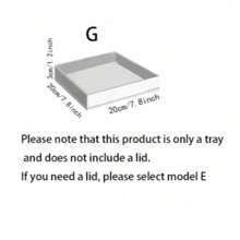 1Set 15" Large Size Cake Display Stand With Lid, Rectangular Tray Pastry Showcase, Luxury Transparent/Black Storage Rack With Dust Cover For Cakes, Desserts, Party Events - Clear - View 16