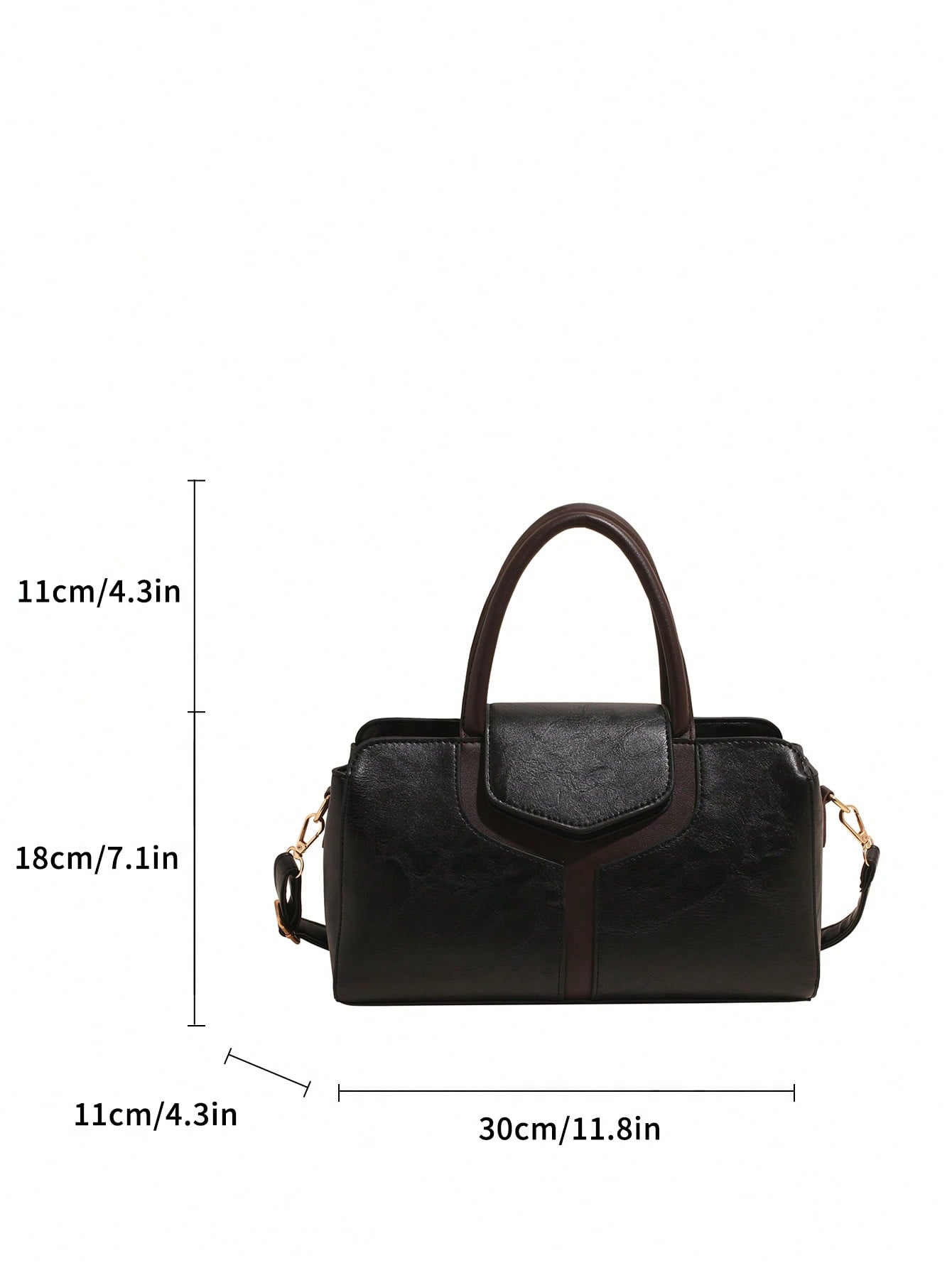 حقيبة يد نسائية عالية الجودة من الجلد المرقع ، حقي...