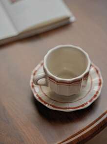 180毫升日内瓦浓缩咖啡杯碟套装，复古欧式咖啡杯套装，回到学校