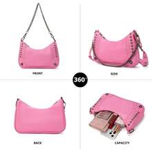 Women Shoulder Bags - 粉色 - 查看 3