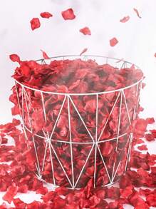 1000/3000/5000 片人造玫瑰花瓣，婚礼派对抛花瓣，求婚婚礼场地装饰花瓣，氛围装饰假花瓣夏季生日礼物海滩返校学校用品房间装饰 - 酒紅色 - 查看 3